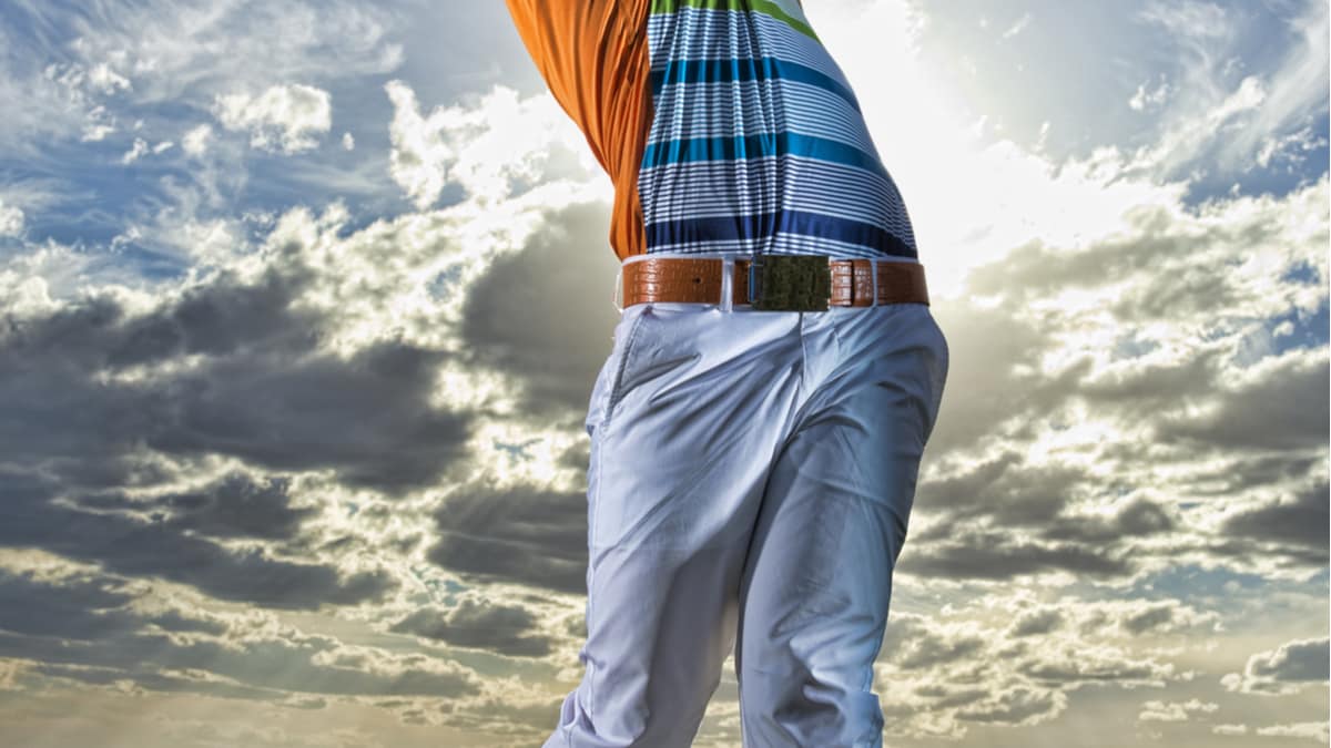 Swing Control Capri Golf Pants Sz 4 Slim Panel Pockets Loops Nylon Rayon  Spandex | eBay