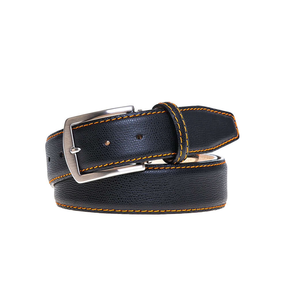 Alexander Roman Italian Calf Belt | Italian Pebble Grain | Roger Ximenez