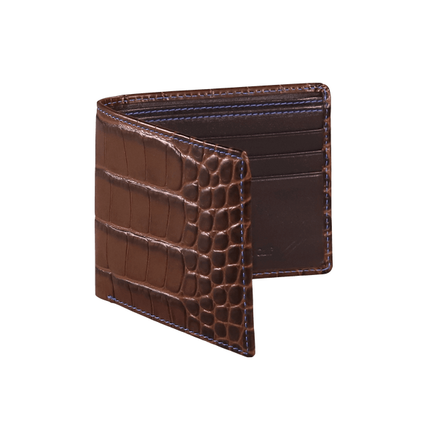 Red American Alligator Credit Card Wallet