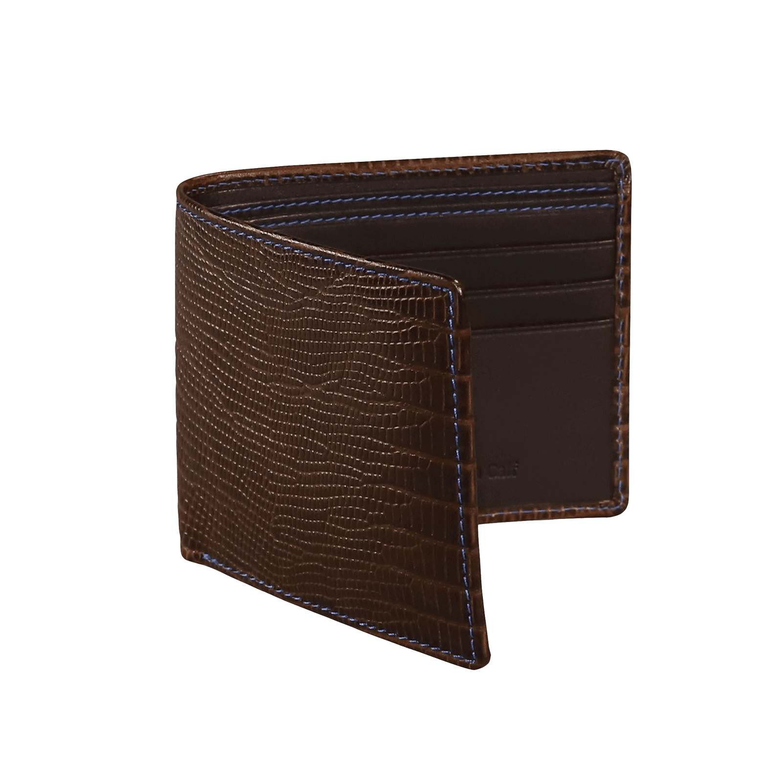 Brown Mock Lizard Leather Wallet | Mens Leather Goods | Roger Ximenez | Wallet | Roger Ximenez