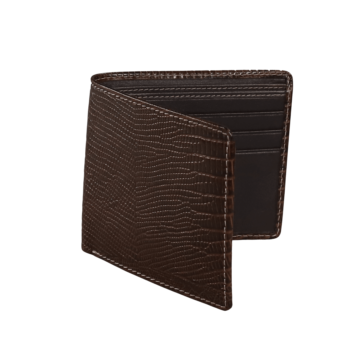 Ostrich Wallet Brown Vertical