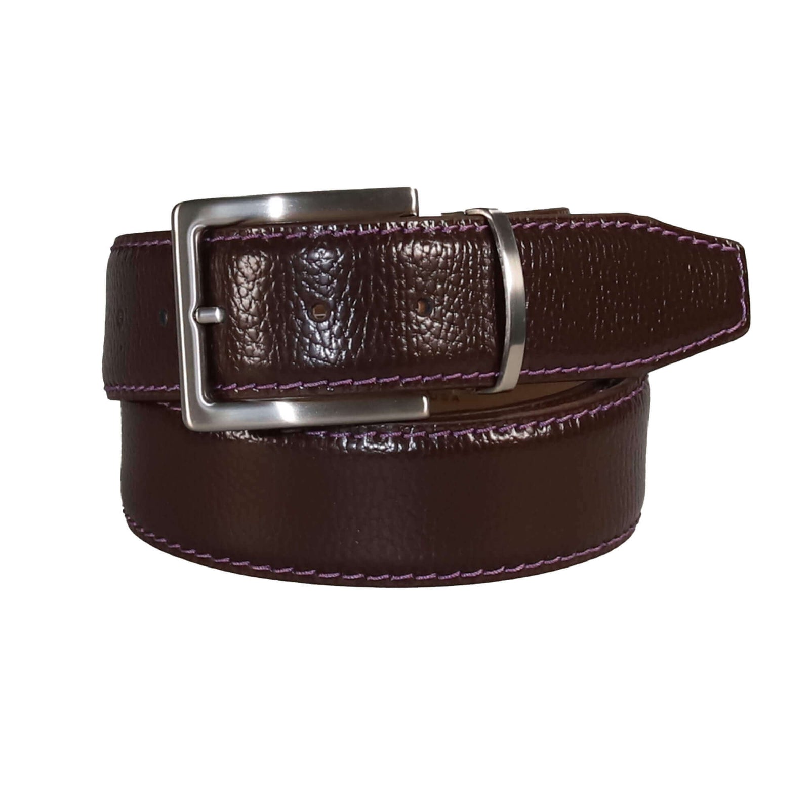 Black Italian Calf Leather Belt | Mens Fashion | Roger Ximenez | Italian Pebble Grain | Roger Ximenez