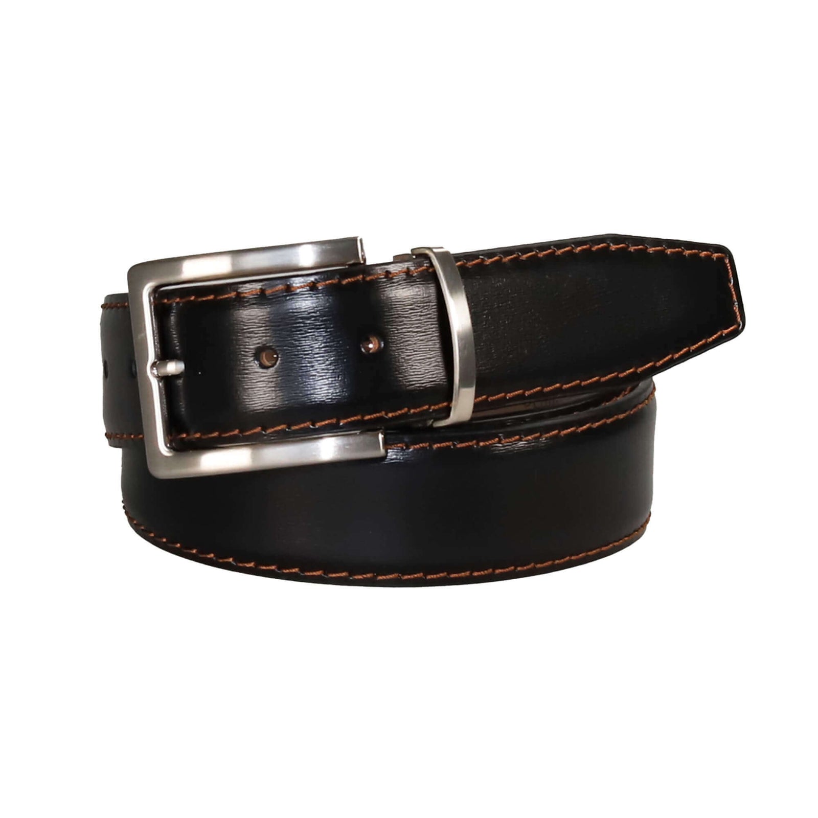 Black Kamea Italian Calf Leather Belt | Mens Fashion | Roger Ximenez | Italian Calf | Roger Ximenez