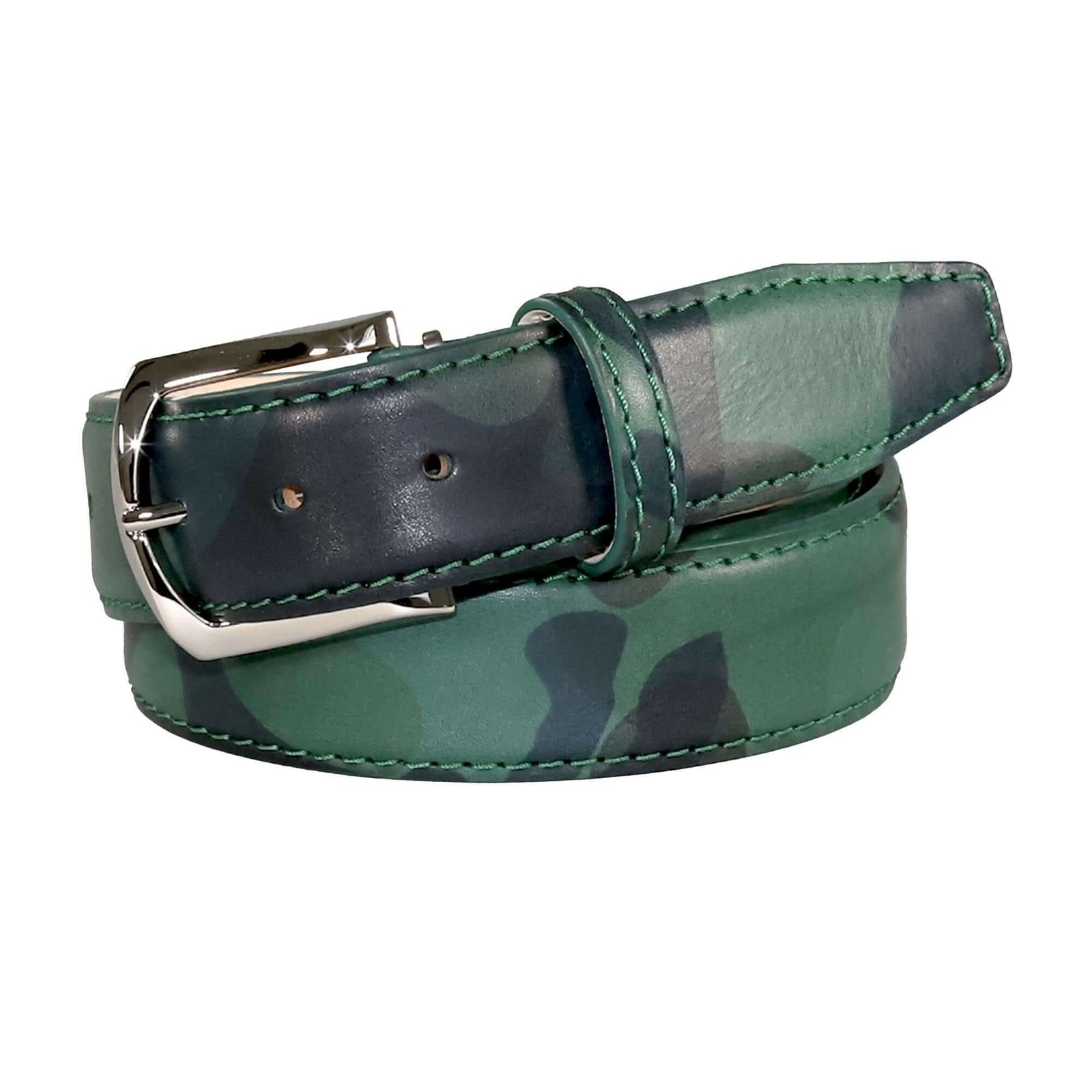 Smeraldo Camo Italian Calf Leather Belt | Roger Ximenez | Italian Calf | Roger Ximenez