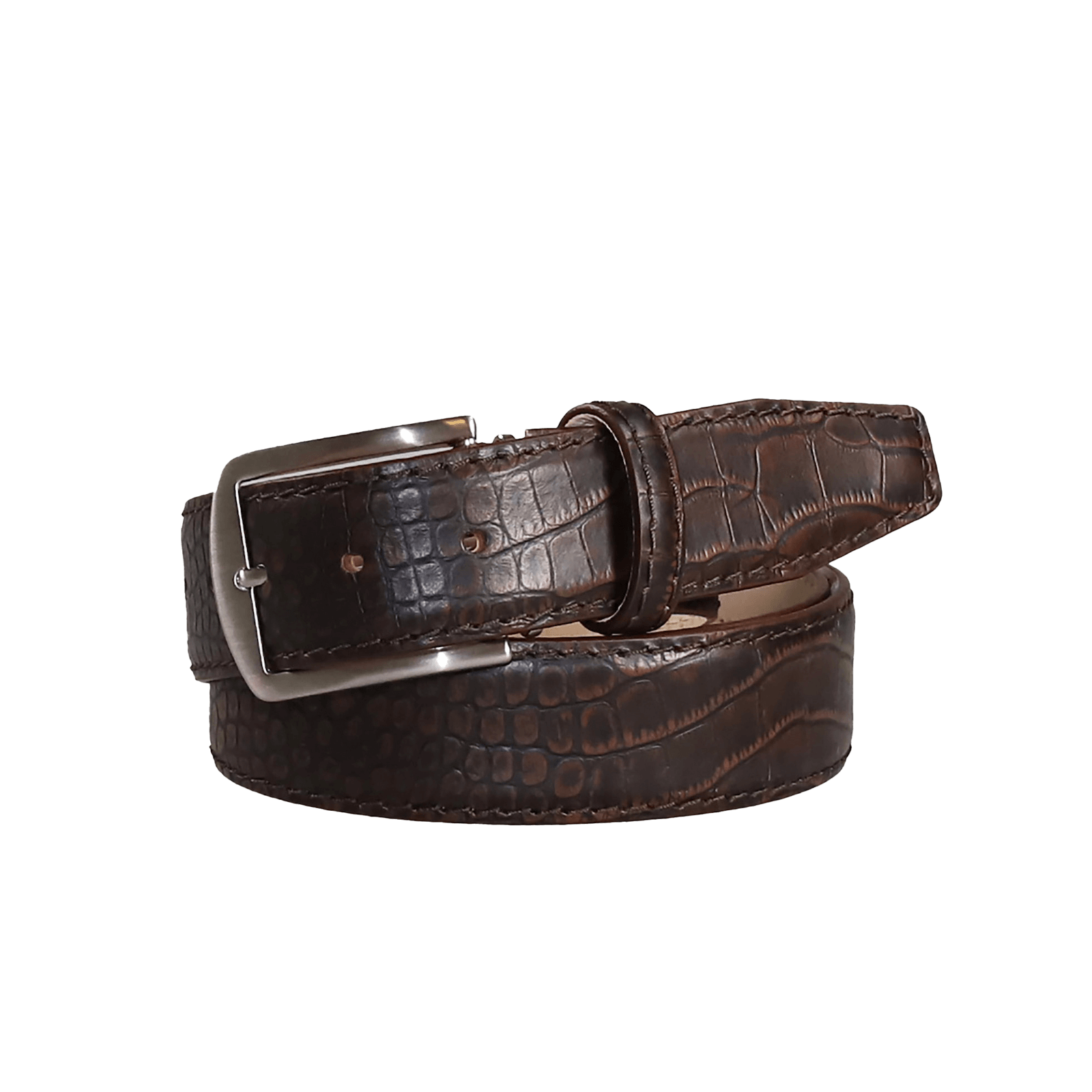 Sedona Mock Croc Leather Belt