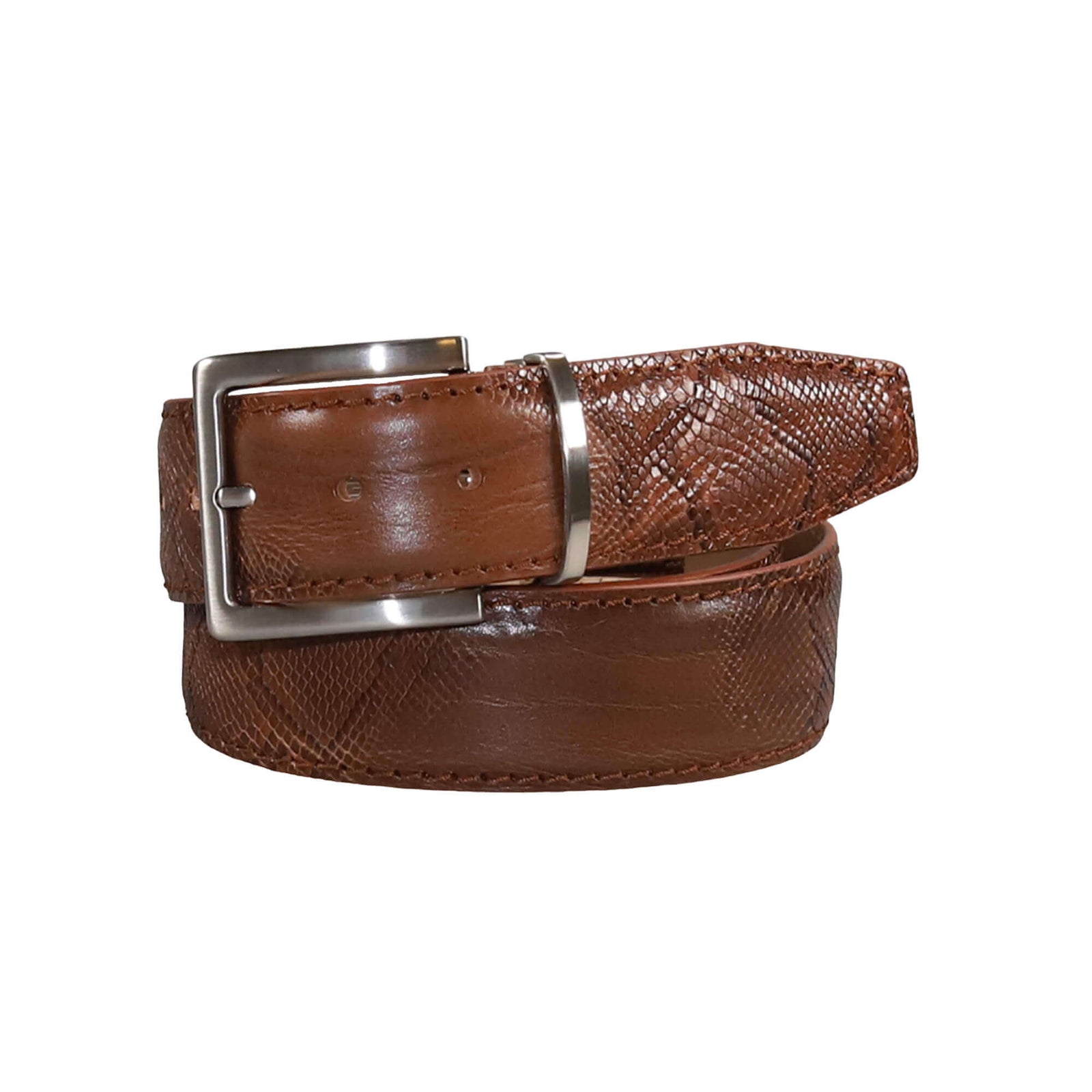 Cognac Italian Calf Leather Belt | Mens Fashion | Roger Ximenez | Italian Calf | Roger Ximenez