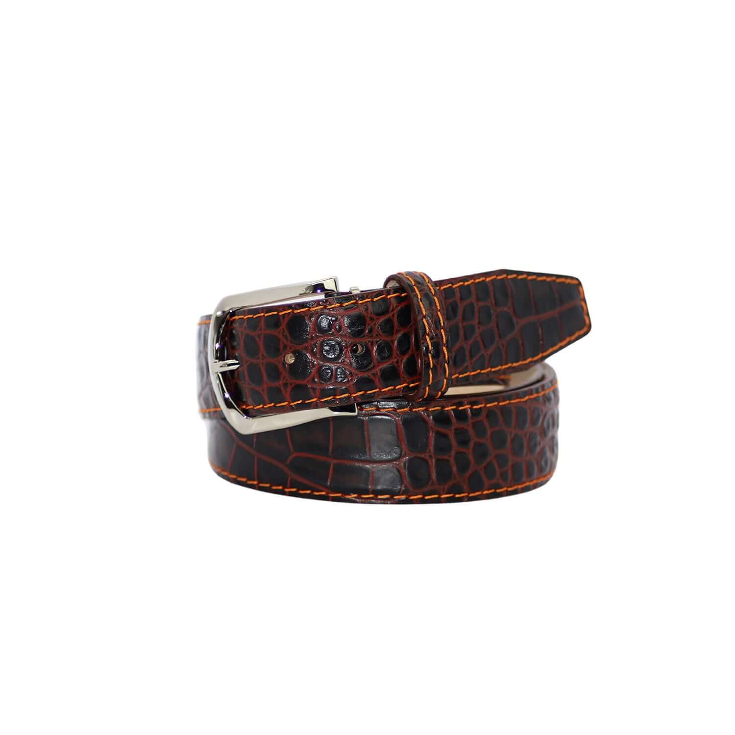 Blue Vintage Misterioso Belt | Men's Fashion & Style | Roger Ximenez | Mock Croc | Roger Ximenez