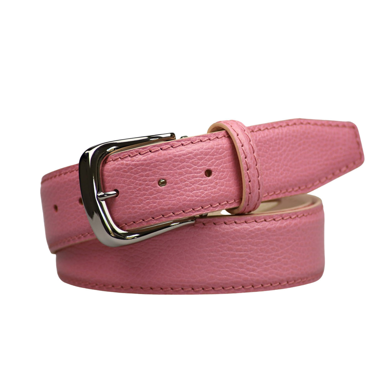 Pink Ostrich Belt Strap
