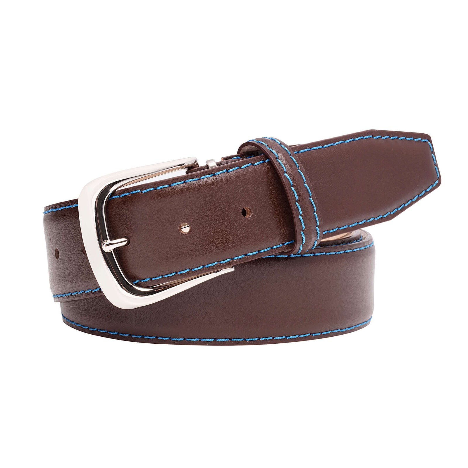 Brown Italian Calf Leather Belt | Mens Fashion | Roger Ximenez | Italian Calf | Roger Ximenez