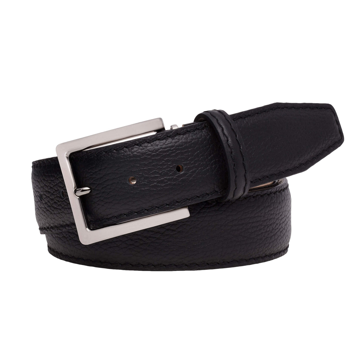 Leather Dress Belt For Men 100% ALL Genuine Leather Mens Belt Classic  Design Black Size 32 at  Men's Clothing store