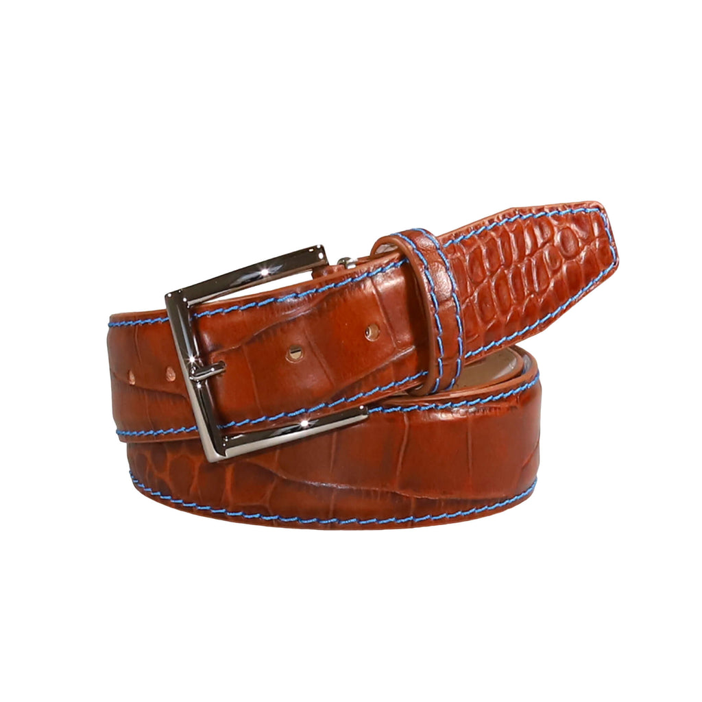 Clazic 1 1/2” Perforated Belt with Anchor Logo Buckle at  Men's  Clothing store