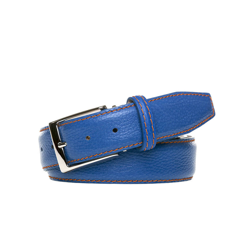 Blue Designer Belt | Leather Belts | Roger Ximenez - Roger Ximenez ...