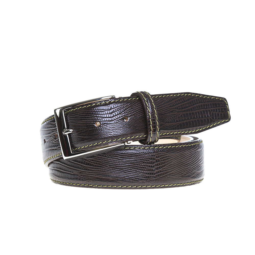 1.25(32mm) Men's Brown Bridle Leather Belt Handmade in Canada by Zeli